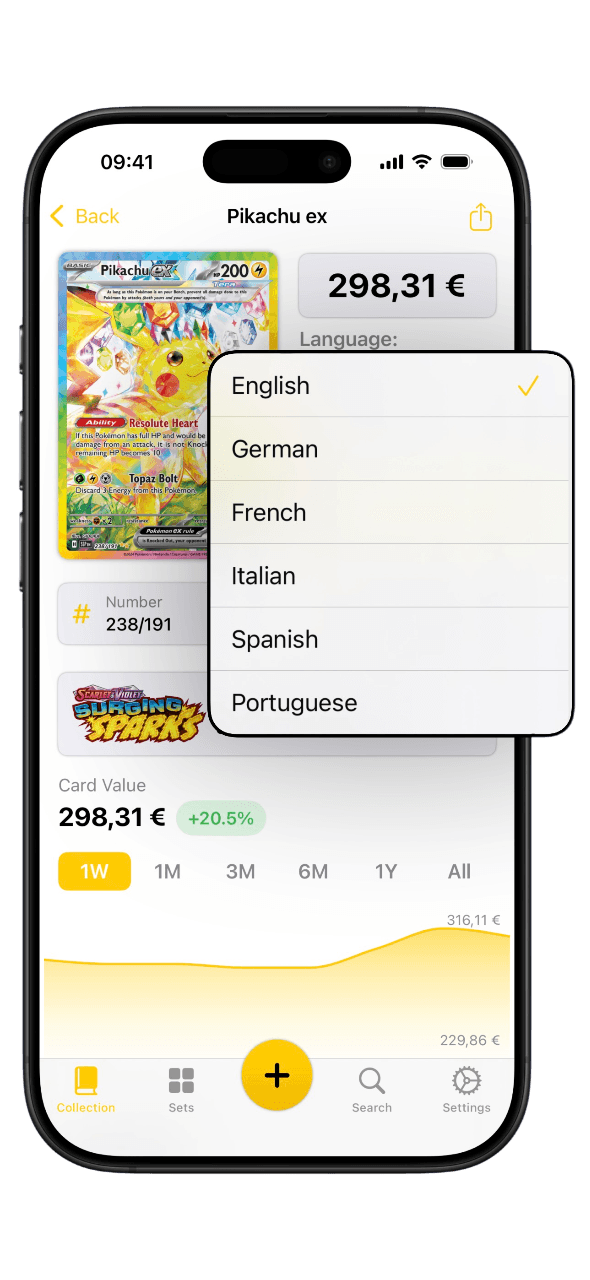 Analyzing the Pokémon card photo